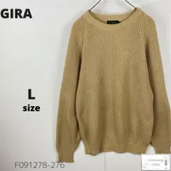 訳有 GIRA レナウン ニット セーター プルオーバー シンプル ゆったり Lのサムネイル