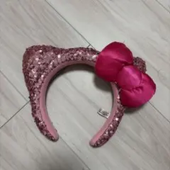 キティちゃん風スパンコールカチューシャ
