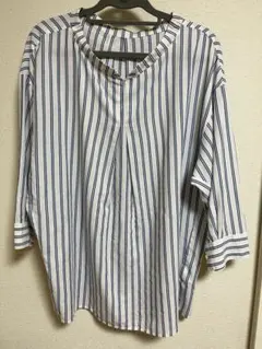 ストライプシャツブラウス【グレディブリリアン】