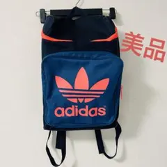 adidas アディダス リュック ネイビー/オレンジ ピンク バッグ