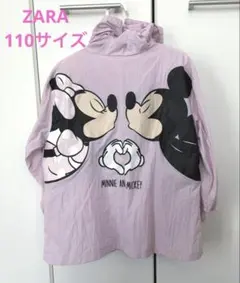 zara baby ミッキー ミニー フード付きジャケット 薄ピンク