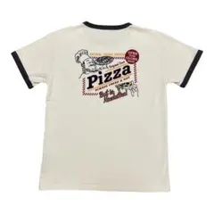●CPCM ゆったり pizza バック刺繍 リンガーTシャツ M●のサムネイル