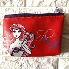 【美品】アリエル デザイン ポーチ 赤