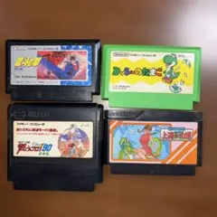 ファミコン ソフト 4本セット 北斗の拳 ヨッシーのたまご 他