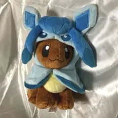 ポケモン グレイシアのポンチョを着たイーブイ ぬいぐるみ グレイシア