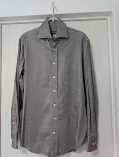 【仏・パリ発】CAFÉ COTON 上質コットン100% 長袖シャツ 39 茶系