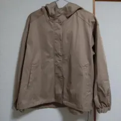 GLOBAL WORK　撥水花粉ガードマンパ　ベージュ　Mサイズ