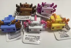 K*N様 マイクラ ウーパールーパー ラバぷちフィギュア 5種セット