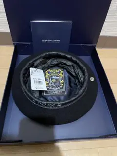 【新品】【未使用】LAULHÈRE ロレール ベレー帽 黒