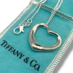極美品 ティファニー ネックレス エルサ・ペレッティ オープンハート SV925
