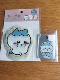 ちいかわベビー　ハチワレ　シール ダイカットジッパー袋5袋