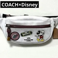【美品】 コーチ COACH Disney コラボ ボディバッグ ミッキー