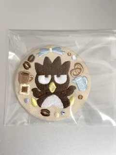サンリオ　刺繍バッジ　バッドばつ丸　新品未使用　ビスケット