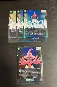 st01-036 魔人ブウ　3枚　st01-038 魔人ブウ　SR 緑