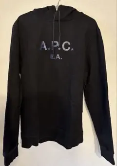 【A.P.C】USA製　アーペーセー　パーカー　 ブラック L.A.ロゴのサムネイル
