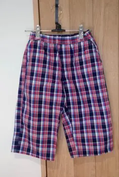【used】チェック柄 ハーフパンツ サイズ150