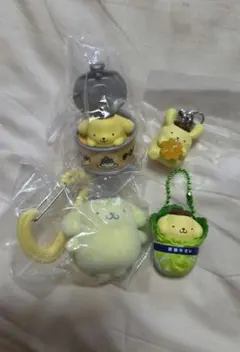 ポムポムプリン マスコット 4点セット