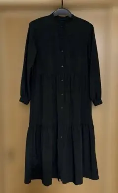 GU シャツワンピース ブラック M