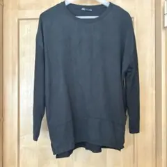 ZARA ブラック 長袖 Tシャツ