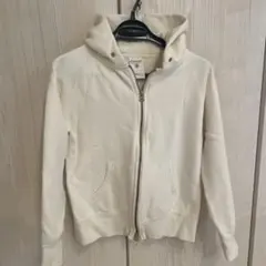 カ*ン様 Orcival ホワイト フルジップ パーカー サイズ1