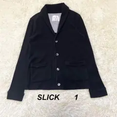 SLICK カーディガン ニット ショールカラー