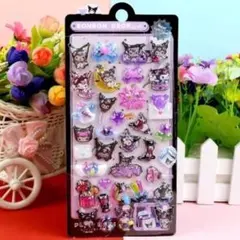 クロミ Kuromi ボンボンドロップ シール　BONBON DROP