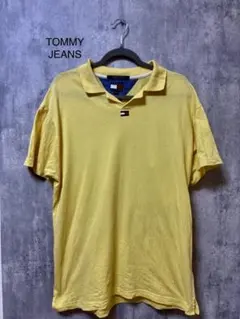 TOMMY JEANS イエロー ポロシャツ ゴルフウェアのサムネイル
