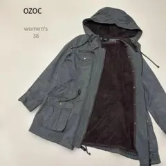 【OZOC】カーキモッズコートインナーボア付取外可能メンズ36(S相当)