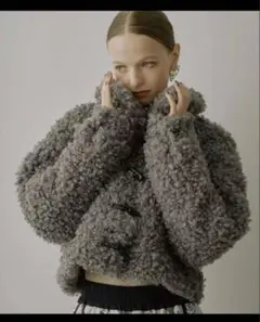 violetta ボアショートコート　VIAKR245002