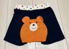 ミキハウス クマ顔デザイン ショートパンツ 70cm 男の子 新生児