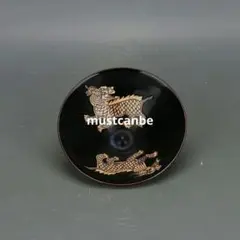 蒙古タンメン中本 皿 龍 誠ロゴ 黒金 - メルカリ