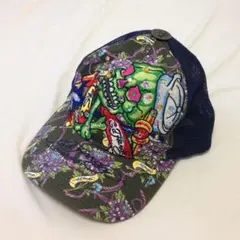 Ed Hardy キャップ ⭐️エドハーディ スカル フローラル柄