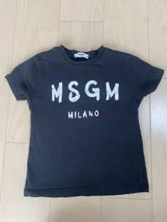 MSGM KIDS ロゴTシャツ ブラック６Aのサムネイル