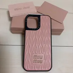 miumiu iPhoneケース ピンク