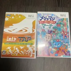 匿名配送　送料無料　メジャマジマーチ　レッツタップ　wiiuでも遊べます