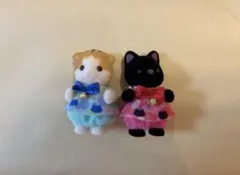シルバニア　あつまれ！赤ちゃんセット-ネコ- ほしぞらネコ　メイプルネコ赤ちゃん