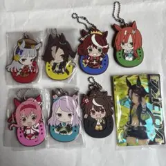 ウマ娘 ラバーキーホルダー 新品未開封未使用4種＋開封済未使用3種＋おまけ