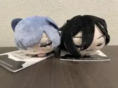 【匿名配送】黒執事　寄宿学校編　おひるねこマスコット　2種セット