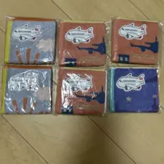 【新品未使用】JALオリジナルUCHINO ハンカチ　ミニタオル6枚セットのサムネイル