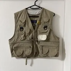 モンベル/フィッシングメッシュベスト/マルチポケット/ロゴ刺繍/ロッドホルダー モンベル フィッシングメッシュベスト マルチポケット ロゴ刺繍 ロッド