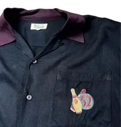 ボウリングシャツ　半袖シャツ　ヴィンテージ　90s