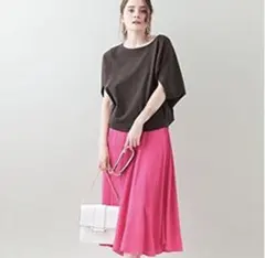 MKミッシェルクラン　カットソー　ドルマン袖　38のサムネイル