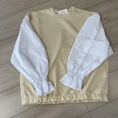 バルーンスリーブ スウェットトップス