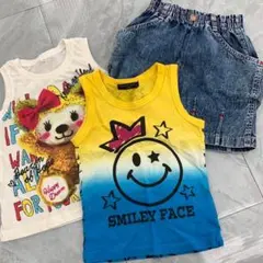 キッズ服 まとめ売り サイズ110 Tシャツ 短パン 可愛い オシャレ