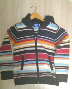 ANTIBALLISTIC フード付きストライプニット Lサイズ