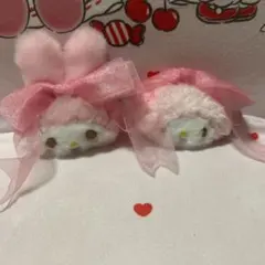 S*i様 マイメロ リボン姫 ヘアクリップ ピアノ 5thAnniversary