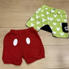 BABYDOLL ミッキー　短パン　ズボン　ディズニー　2点セット