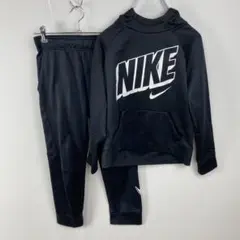 訳あり NIKE ナイキ キッズ セットアップ 裏起毛 ジャージ M
