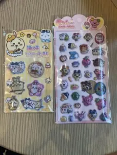 たまごっちシールとちいかわウォーターシール