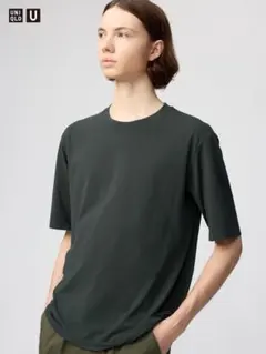 ドライEXクルーネックTシャツ　DARK GRAYダークグレー　XLサイズ